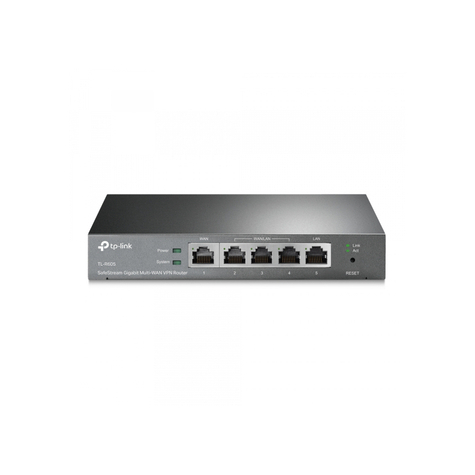 Tp-Link Safestream Gigabit Multi-Wan Vpn Router Zwart Tl-R605