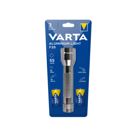Varta Aluminium Licht F20 Pro 16607101421