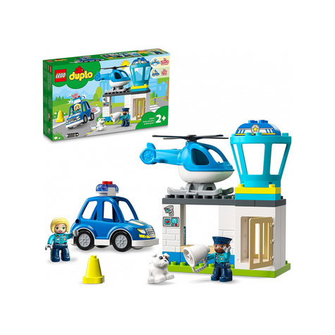 Lego Duplo - Politiebureau Met Helikopter (10959)