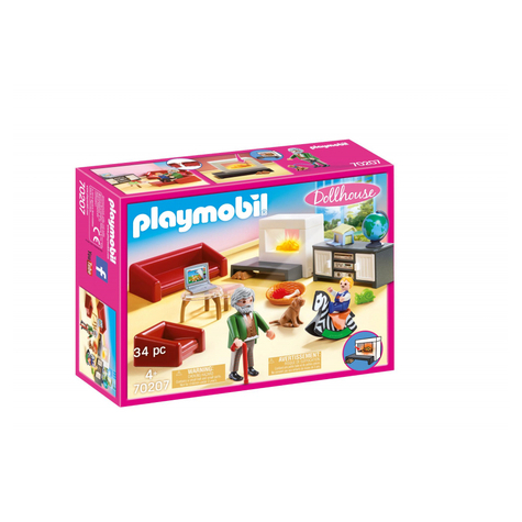 Playmobil Poppenhuis - Gezellige Woonkamer (70207)