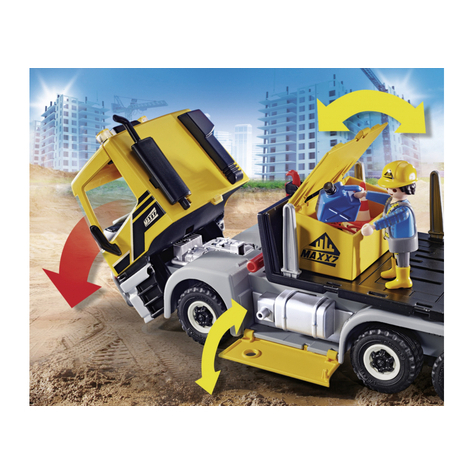Playmobil City Action - Vrachtwagen Met Wissellaadbak (70444)