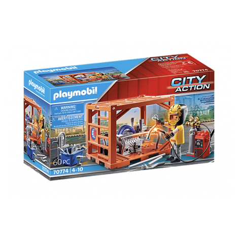 Playmobil Stad Actie - Container Productie (70774)