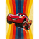 Fleece Fotobehang - Cars Jump - Afmeting 200 X 280 Cm