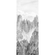 Fleece Fotobehang - Peaks Panel - Afmeting 100 X 250 Cm