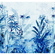 Fleece Fotobehang - Blue Jungle - Afmeting 300 X 280 Cm