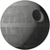 Zelfklevend Fleece Fotobehang/Wandtattoo - Star Wars Xxl Death Star - Afmeting 127 X 127 Cm